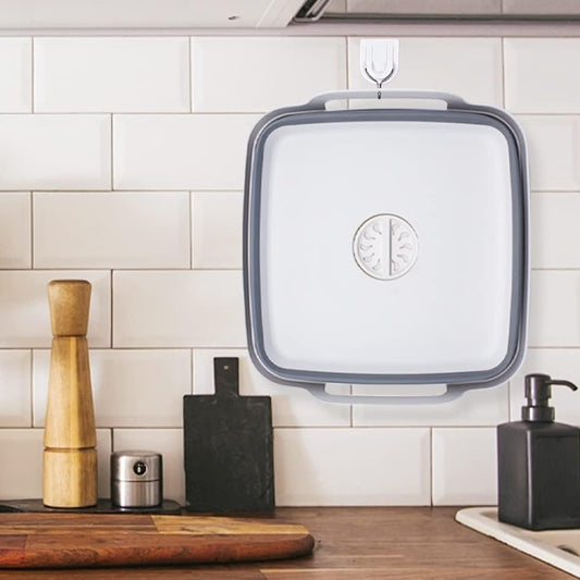Collapsible Dish Sink Storage Basket 9L