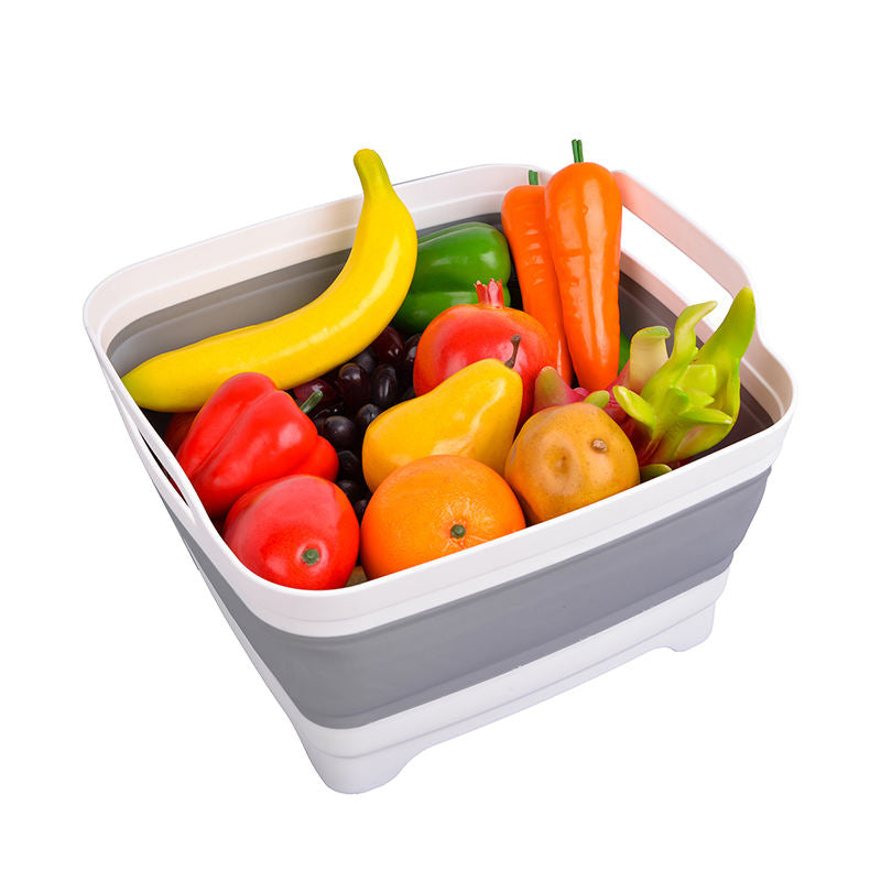Collapsible Dish Sink Storage Basket 9L