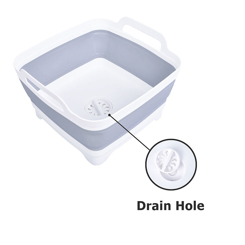 Collapsible Dish Sink Storage Basket 9L